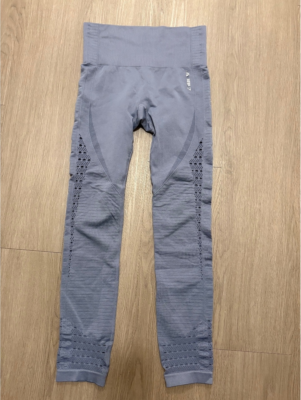 Gymshark Seamless High Waist Leggings Size Small in Blue Grey